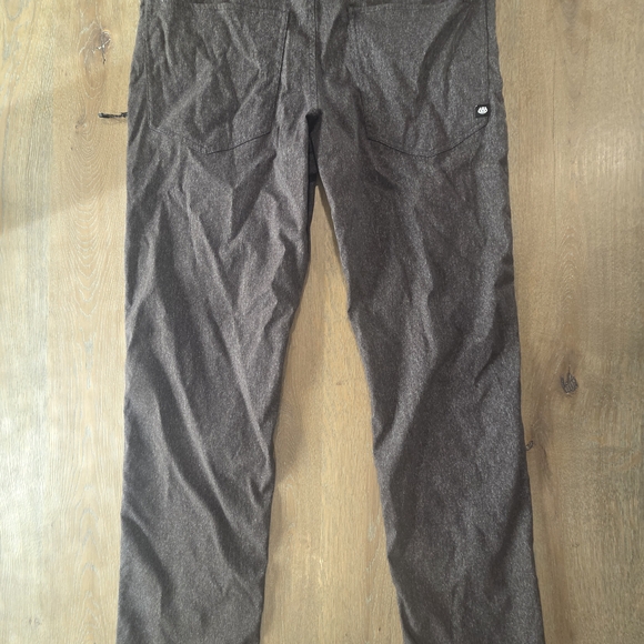686 Everywhere Pants Heahered Grey  Slim Fit 34/32 - Picture 3 of 3